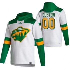 Minnesota Wild Custom 2020-21 Reverse Retro Hoodie Sawyer - Mannen